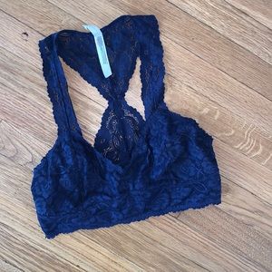 Intimately Free People Blue Racerback Bralette